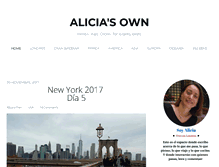 Tablet Screenshot of aliciasown.com